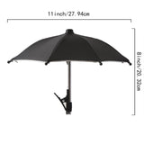 Maxbell Phone Umbrella Sunshade Photography Travel Professional Universal Anti Glare Black