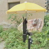 Maxbell Phone Umbrella Sunshade Photography Travel Professional Universal Anti Glare Yellow