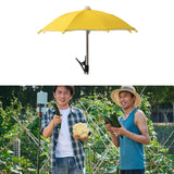 Maxbell Phone Umbrella Sunshade Photography Travel Professional Universal Anti Glare Yellow