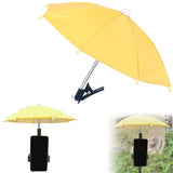 Maxbell Phone Umbrella Sunshade Photography Travel Professional Universal Anti Glare Yellow