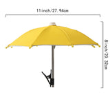 Maxbell Phone Umbrella Sunshade Photography Travel Professional Universal Anti Glare Yellow