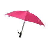 Maxbell Phone Umbrella Sunshade Photography Travel Professional Universal Anti Glare Rose Red