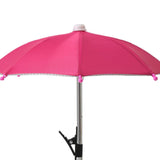 Maxbell Phone Umbrella Sunshade Photography Travel Professional Universal Anti Glare Rose Red