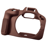 Maxbell Camera Case Silicone Case Anti-scratch Camera Cover Protective Cover for R50 Brown