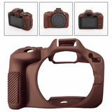 Maxbell Camera Case Silicone Case Anti-scratch Camera Cover Protective Cover for R50 Brown