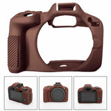 Maxbell Camera Case Silicone Case Anti-scratch Camera Cover Protective Cover for R50 Brown