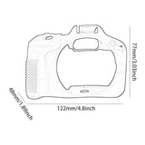 Maxbell Camera Case Silicone Case Anti-scratch Camera Cover Protective Cover for R50 Brown