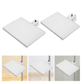 Maxbell Microphone Stand Tray Clamp on Rack Tray Holder for Broadcast Recording  M