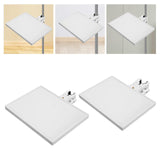 Maxbell Microphone Stand Tray Clamp on Rack Tray Holder for Broadcast Recording  M