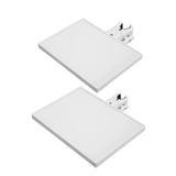 Maxbell Microphone Stand Tray Clamp on Rack Tray Holder for Broadcast Recording  M