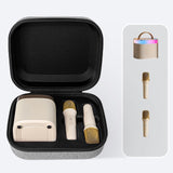 Maxbell Speaker Microphone Storage Case Sturdy Audio Protect Box for Home Dorm Hotel Gray