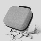 Maxbell Speaker Microphone Storage Case Sturdy Audio Protect Box for Home Dorm Hotel Gray