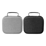 Maxbell Speaker Microphone Storage Case Sturdy Audio Protect Box for Home Dorm Hotel Gray