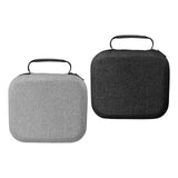 Maxbell Speaker Microphone Storage Case Sturdy Audio Protect Box for Home Dorm Hotel Gray