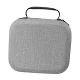 Maxbell Speaker Microphone Storage Case Sturdy Audio Protect Box for Home Dorm Hotel Gray