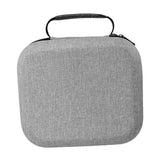 Maxbell Speaker Microphone Storage Case Sturdy Audio Protect Box for Home Dorm Hotel Gray