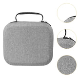 Maxbell Speaker Microphone Storage Case Sturdy Audio Protect Box for Home Dorm Hotel Gray