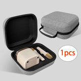 Maxbell Speaker Microphone Storage Case Sturdy Audio Protect Box for Home Dorm Hotel Gray