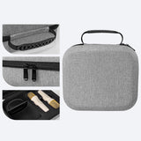 Maxbell Speaker Microphone Storage Case Sturdy Audio Protect Box for Home Dorm Hotel Gray