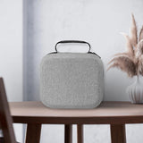 Maxbell Speaker Microphone Storage Case Sturdy Audio Protect Box for Home Dorm Hotel Gray