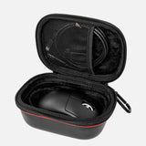 Maxbell PP Mouse Case Zipper Protection Pouch Carrying Case for Travel Hotel Office Red