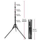 Maxbell Floor Tripod Stand Travel Camera Live Broadcast Stand for Office Studio Home