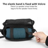 Maxbell Portable Speaker Bag Adjustable Strap Multipurpose Lightweight Carrying Case Black