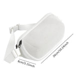 Maxbell Portable Speaker Bag Adjustable Strap Multipurpose Lightweight Carrying Case White