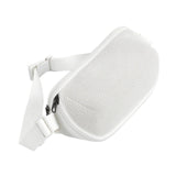 Maxbell Portable Speaker Bag Adjustable Strap Multipurpose Lightweight Carrying Case White