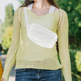 Maxbell Portable Speaker Bag Adjustable Strap Multipurpose Lightweight Carrying Case White