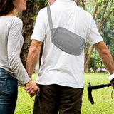 Maxbell Portable Speaker Bag Adjustable Strap Multipurpose Lightweight Carrying Case Gray