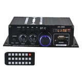 Maxbell Bluetooths Power Amplifier Compact 60W x2  Sound for Home Theater Bar