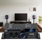 Maxbell Bluetooths Power Amplifier Compact 60W x2  Sound for Home Theater Bar