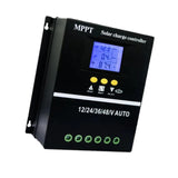 Maxbell Solar Charge Controller Double USB Port 12V 24V 36V 48V Adjustable Mppt 100A