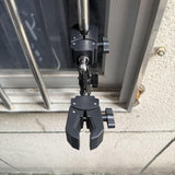 Maxbell Double Head Crab Clamp Camera Clamp Strong Crab Clamp for Motorcycle Cycling 22cm