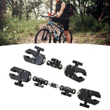 Maxbell Double Head Crab Clamp Camera Clamp Strong Crab Clamp for Motorcycle Cycling 22cm