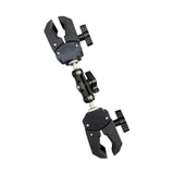 Maxbell Double Head Crab Clamp Camera Clamp Strong Crab Clamp for Motorcycle Cycling 22cm