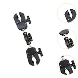 Maxbell Double Head Crab Clamp Camera Clamp Strong Crab Clamp for Motorcycle Cycling 22cm