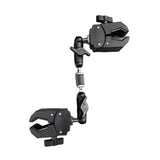 Maxbell Double Head Crab Clamp Camera Clamp Strong Crab Clamp for Motorcycle Cycling 22cm