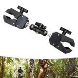 Maxbell Double Head Crab Clamp Camera Clamp Strong Crab Clamp for Motorcycle Cycling 22cm