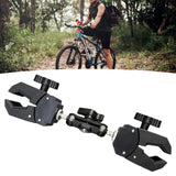 Maxbell Double Head Crab Clamp Camera Clamp Strong Crab Clamp for Motorcycle Cycling 22cm
