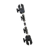 Maxbell Double Head Crab Clamp Camera Clamp Strong Crab Clamp for Motorcycle Cycling 30cm