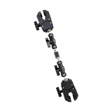Maxbell Double Head Crab Clamp Camera Clamp Strong Crab Clamp for Motorcycle Cycling 30cm