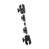 Maxbell Double Head Crab Clamp Camera Clamp Strong Crab Clamp for Motorcycle Cycling 30cm