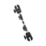 Maxbell Double Head Crab Clamp Camera Clamp Strong Crab Clamp for Motorcycle Cycling 30cm