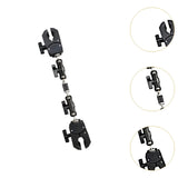 Maxbell Double Head Crab Clamp Camera Clamp Strong Crab Clamp for Motorcycle Cycling 30cm