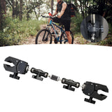 Maxbell Double Head Crab Clamp Camera Clamp Strong Crab Clamp for Motorcycle Cycling 30cm