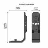 Maxbell Vertical Horizontal Mount for Action Camera Stable Professional L Bracket