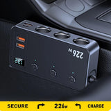 Maxbell 226W Car Charger Adapter Cigarette Lighter Socket for Air Pump Car Wash Pump