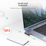 Maxbell Type C Adapter PD100W Fast Charging Converter for Mobile Phone Laptop Studio Type A